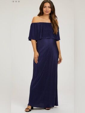 PinkBlush Maternity Off-the-Shoulder Dress